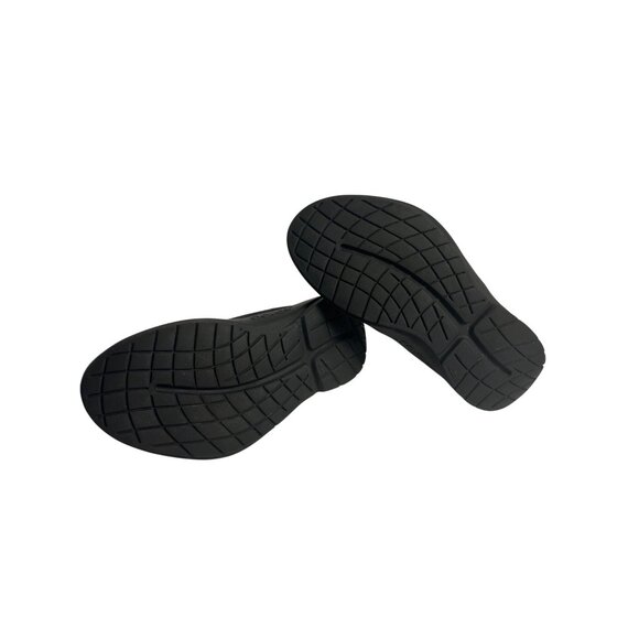 Oofos OOMG eeZee Mens Size 9.5 Black Slip-On Recovery Shoes With Comfort Foam - Picture 6 of 11